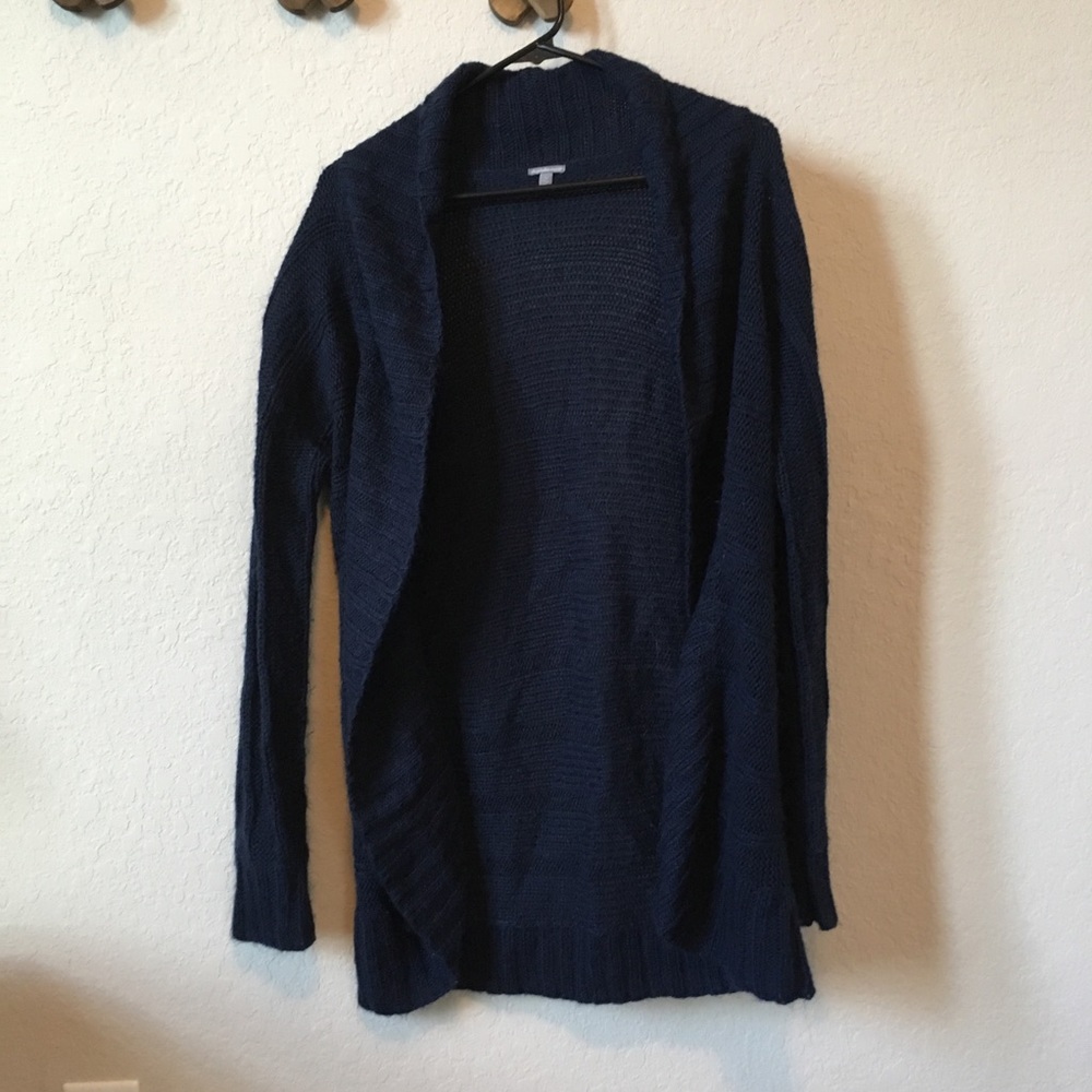 Oversized, Blue Cardigan